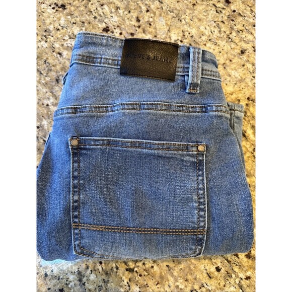 Steves Jeans Men's Light Blue Denim Jeans 32x30 Stretch fit Straight Pants - Picture 7 of 7